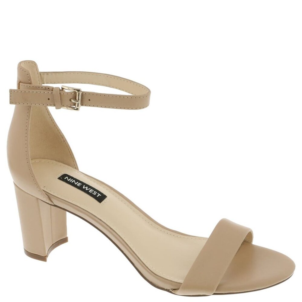 Nine West • Pruce Ankle Strap Block Heel Sandals • Women’s 7.5 • NIB
